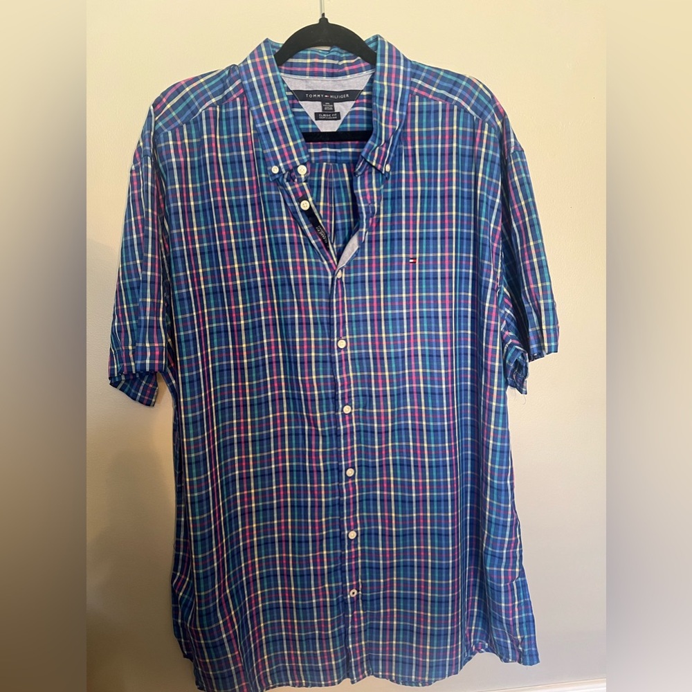 XXL Tommy Hilfiger button down short sleeve